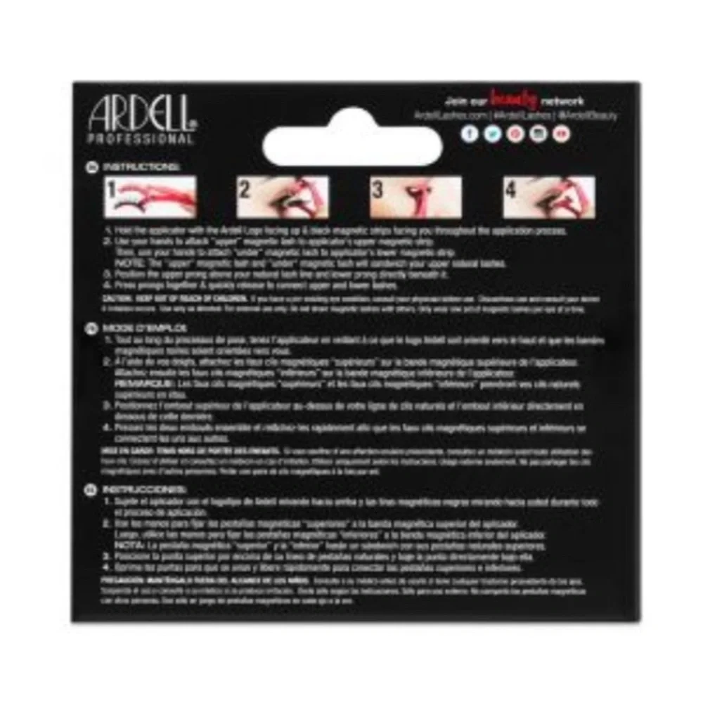 BUNDLE ARDELL PROFESSIONAL Double Demi Wispies Magnetic Lash Bundle NWT